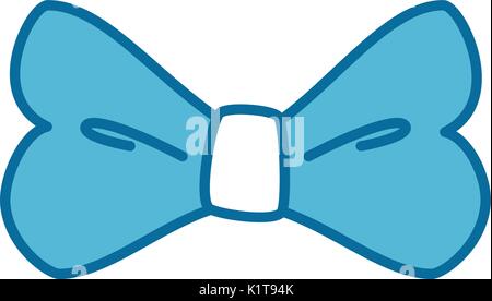 Zierschleife Symbol auf weißem Hintergrund-Vektor-illustration Stock Vektor