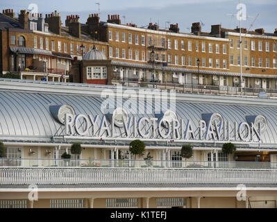 Der historischen Royal Victoria Pavillon ist als ein Wetherspoon Pub in Ramsgate, Kent, Thanet, England wieder geöffnet Stockfoto