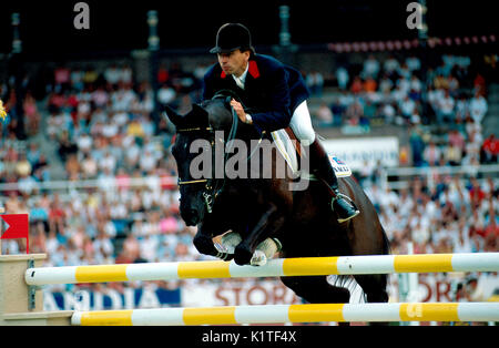 Weltreiterspiele, Stockholm, 1990 Stockfoto