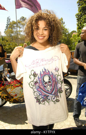 Jordin Sparks nimmt an der Geschenkelounge von KISS FM Teil und ehrt 11. Jährliche Teen Choice Awards W Beverly Hills. Stockfoto