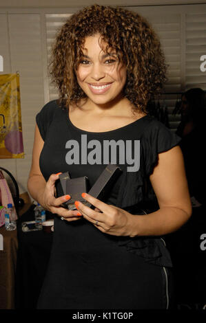 Jordin Sparks nimmt an der Geschenkelounge von KISS FM Teil und ehrt 11. Jährliche Teen Choice Awards W Beverly Hills. Stockfoto