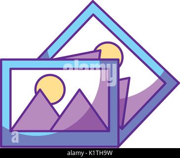 Bilder Daten Datei Symbol Vektor illustration Design Stock Vektor