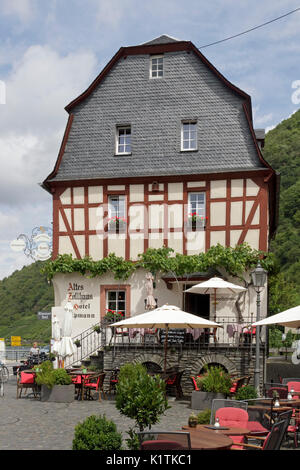 Fachwerkhaus, Beilstein, Mosel, Rheinland-Pfalz, Deutschland Stockfoto