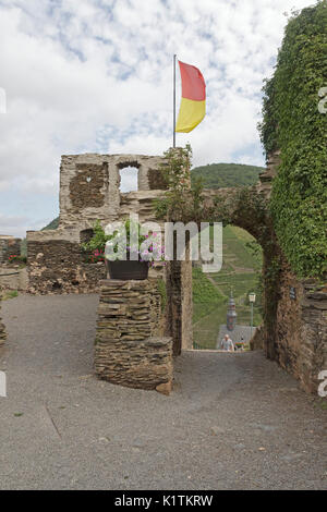 Burg Metternich, Beilstein, Mosel, Rheinland-Pfalz, Deutschland Stockfoto