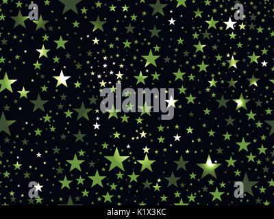 Sterne nahtlose Muster. Magic Star Muster. Weltraum. Vector Illustration. Stock Vektor