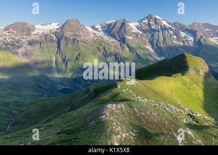 Breitkopf, Hohe Dock, Vorder Bratschenkopf, großen Viesbachhorn, Großglockner Hochalpenstraße, Nationalpark Hohe Tauern, Kärnten, Österreich Stockfoto