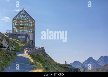 Wilhelm Swarovski Observatory, Kaiser-Franz-Josefs-Höhe, Hohe Tauern Nationalpark, Kärnten, Österreich Stockfoto