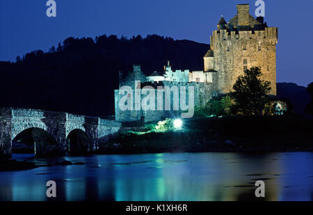 Eilean Donan Castle, Loch Duich, Kyle von Lochalsh, Hochland, Schottland Stockfoto