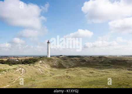 Leuchtturm Norre Lyngvig Stockfoto