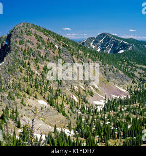 Moskito peak (in Fuß) in der rattlesnake Wüste in der Nähe von Missoula, Montana Stockfoto