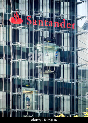 Santander Bank Triton Square Büros in London, Großbritannien Stockfoto