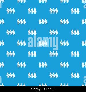 Business Muster nahtlose Blau Stock Vektor