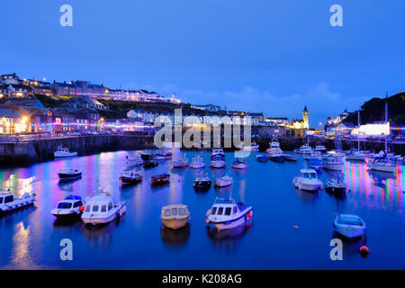 Hafen am Abend, Camborne, Cornwall, England, Vereinigtes Königreich Stockfoto