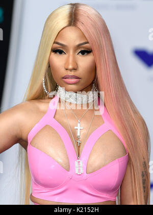 Nicki Minaj Teilnahme an der 2017 MTV Video Music Awards im Forum in Los Angeles, USA statt. Stockfoto