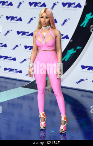 Nicki Minaj Teilnahme an der 2017 MTV Video Music Awards im Forum in Los Angeles, USA statt. Stockfoto