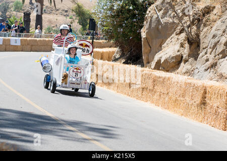 Red Bull Seifenkistenrennen Los Angeles 2017 Stockfoto