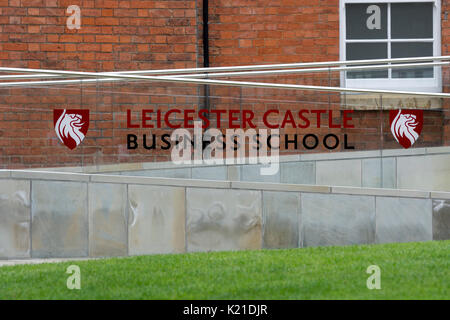 Leicester Castle Business School, Leicester, Großbritannien Stockfoto