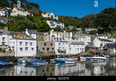 Polperro Dorf in Cornwall, Großbritannien Stockfoto