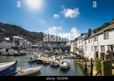 Polperro Dorf in Cornwall, Großbritannien Stockfoto