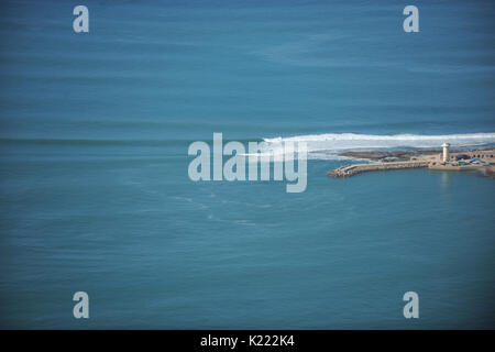 Wellen und Surfen in Marokko Stockfoto