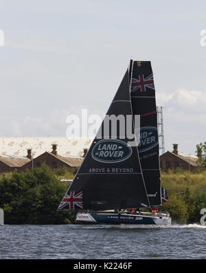 Extreme Sailing Event an der Cardiff Bay August 2017 Stockfoto