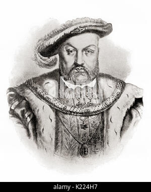 Heinrich VIII., 1491 - 1547. König von England. Von internationalen Bibliothek des berühmten Literatur, veröffentlicht 1900 Stockfoto