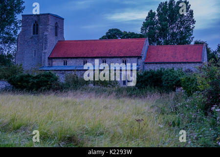 Die Kirche von St. Peter, West Rudham, North Norfolk, Großbritannien Stockfoto