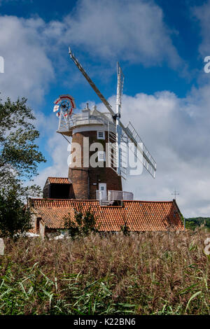 Cley Windmill bei cley-next-the-Sea, Norfolk, Großbritannien Stockfoto