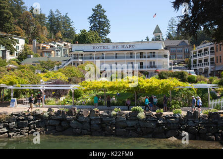 Hotel de Haro, Roche Harbor, San Juan Island, Archipel der San Juan Inseln, Washington, USA, Nordamerika Stockfoto