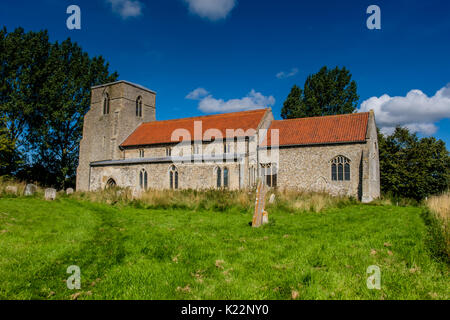 St Peter's Church, West Rudham, in der Nähe von Fakenham, Norfolk, Großbritannien Stockfoto