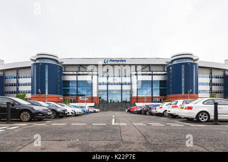 Hampden Park, ist Schottlands nationale Fußball-Stadion. Das Stadion ist die Heimat der Scottish Football Association. Stockfoto