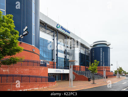 Hampden Park ist Schottlands nationale Fußball-Stadion. Das Stadion ist die Heimat der Scottish Football Association. Stockfoto