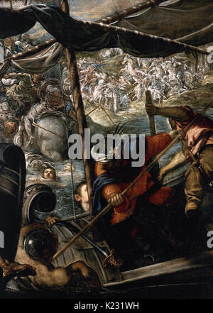 (Jacopo Robusti Tintoretto (1518-1594). Italienischer Maler. Die Entführung von Helen, 1578-1579. Prado Museum. Madrid. Spanien. Stockfoto