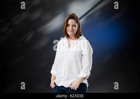 Edinburgh, Großbritannien. 28. August 2017. Nell Stevens, der englische Schriftsteller, beim Edinburgh International Book Festival. Gary Doak/Alamy leben Nachrichten Stockfoto