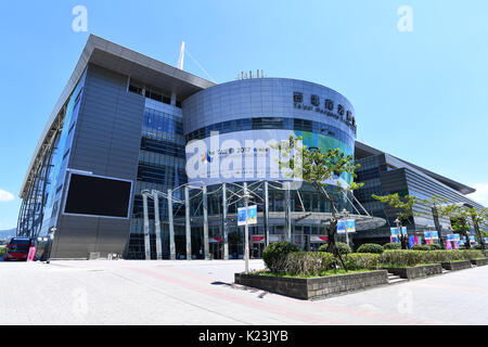 Taipei, Taiwan. Credit: MATSUO. 28 Aug, 2017. Allgemeine Ansicht Rhythmische Gymnastik: Die 29 Sommer Universiade 2017 Taipei in Taipei Nangang Exhibition Center in Taipei, Taiwan. Credit: MATSUO. K/LBA SPORT/Alamy leben Nachrichten Stockfoto