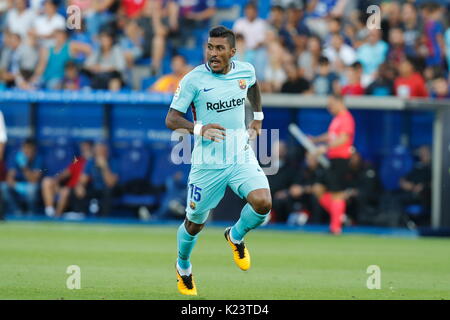 Vitoria-Gasteiz, Spanien. 26 Aug, 2017. Paulinho (Barcelona) Fußball: Spanisch "La Liga Santander' Match zwischen Deportivo Alaves 0-2 FC Barcelona im Estadio Mendizorrotza in Vitoria-Gasteiz, Spanien. Credit: mutsu Kawamori/LBA/Alamy leben Nachrichten Stockfoto