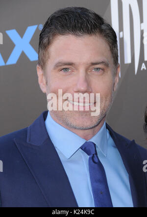 Universal City, CA, USA. 28 Aug, 2017. 28. August 2017 - Universal City, Kalifornien - Anson Mount. IMAX' 'Mpilgerzentren Inhumans" Weltpremiere in Universal City Walk in Universal City statt. Photo Credit: Birdie Thompson/AdMedia Credit: Birdie Thompson/AdMedia/ZUMA Draht/Alamy leben Nachrichten Stockfoto