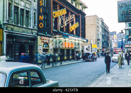 Casino Cinerama 1959 Old Compton Street, Soho, West End, London. Das Gebäude ist nun die Edward Theatre. Stockfoto