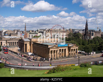 Ansicht der Scottish National Gallery, Edinburgh Stockfoto