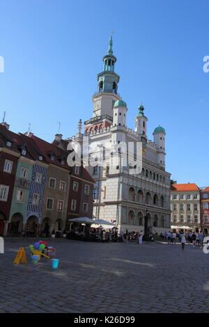 Polen, Poznan Stadt, Stary Rynek, Rathaus, Altstadt Stockfoto