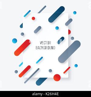 Vertikale Banner mit 3D abstrakt Hintergrund Stock Vektor