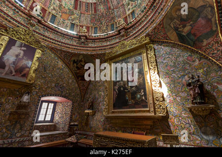 Innenraum Iglesia de La Compania de Jesus (Kirche der Gesellschaft Jesu) Arequipa Peru Stockfoto