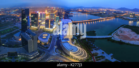 Xiamen Xinglin Bay City Landschaft in Fujian, China Stockfoto