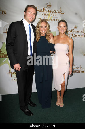 Hallmark Channel & Markenzeichen Filme und Geheimnisse Sommer 2017 Television Critics Association Press Tour Veranstaltung in einem privaten Anwesen in Beverly Hills. Mit: Kathie Lee Gifford, Sohn Cody Gifford, Tochter Cassidy Erin Gifford Wo: Los Angeles, Kalifornien, Vereinigte Staaten, wenn: 28 Jun 2017 Credit: Adriana Barraza/WENN.com M. Stockfoto