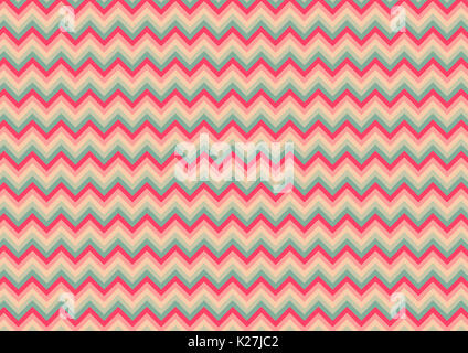 Chevron Sweet Pink & Lite grün Muster Hintergrund design Stockfoto
