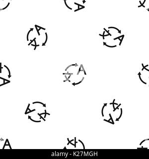 Übersetzen Muster nahtlose Schwarz Stock Vektor