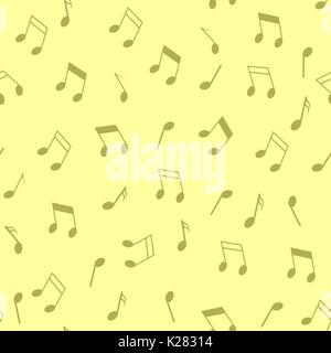 Abstrakte nahtlose Hintergrund mit Musik Zeichen Stock Vektor
