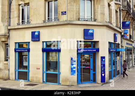 Filiale der Banque Populaire Stockfoto