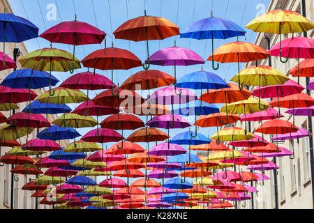 Southgate Shopping Centre, Bath, 'Umbrella Street' , Somerset, England, Großbritannien Stockfoto