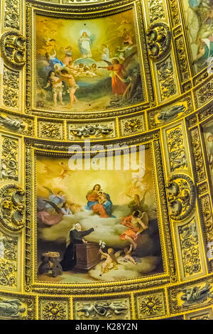 Fresken in der Apsis Sant'Andrea Della Valle Kirche Stockfoto